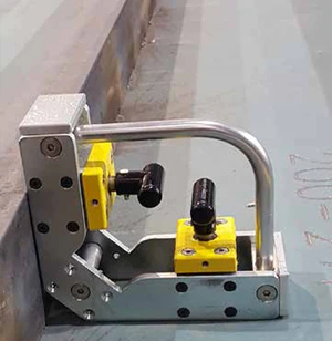 Stiffener hohe magnetische Haltekraft beim 90° Schweißwinkel