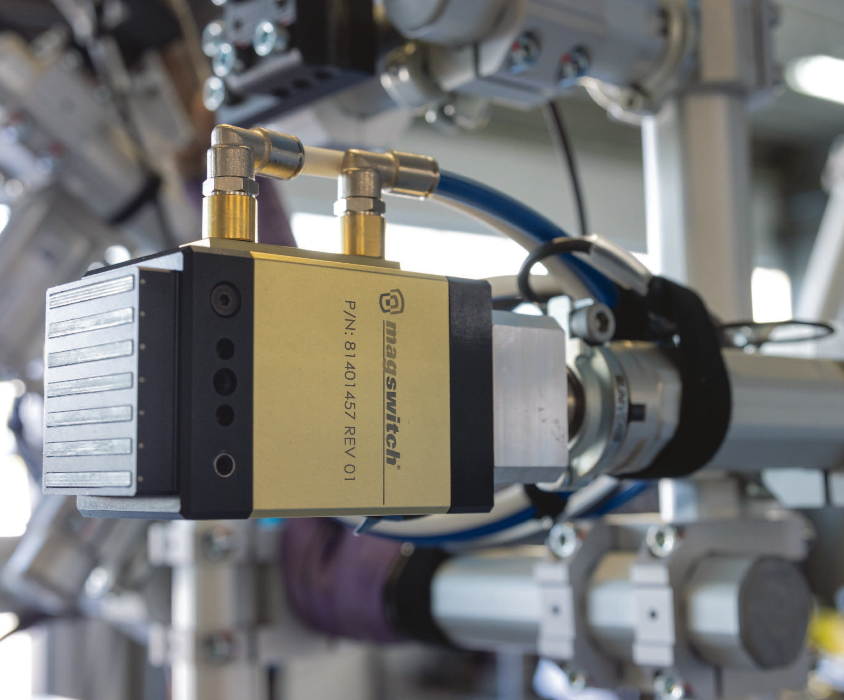 Magswitch D-Serie -  Pneumatische Magneten zum ersetzen von Schmalz SGM Serie mit hoher Haltekraft auf Dünnblechen